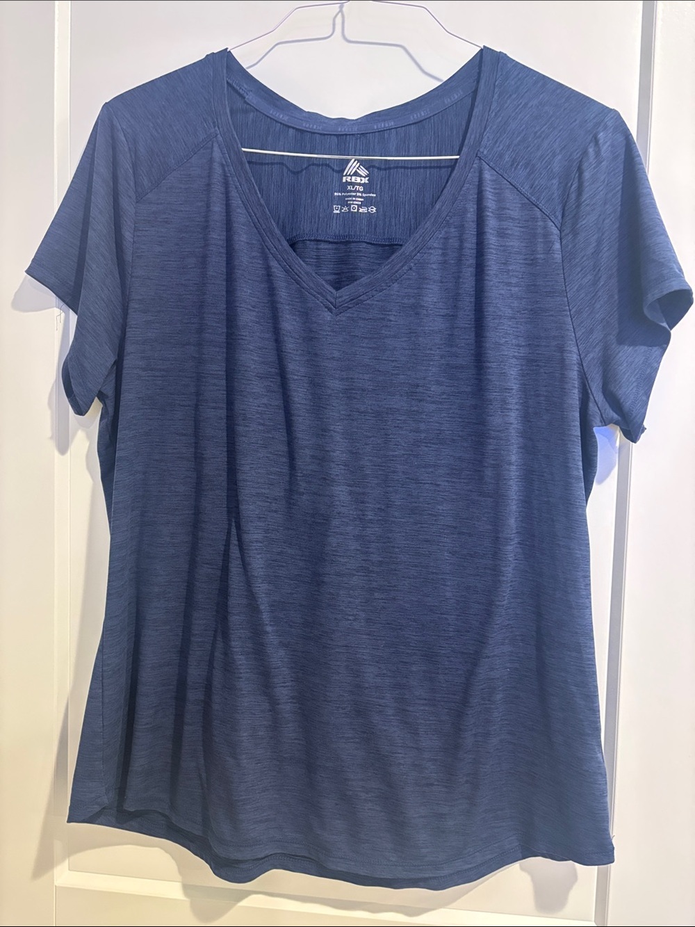 RBX Women’s V-neck Short Sleeve Workout Shirt XL